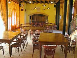 The ample conferences room of Corte Costavecchia.